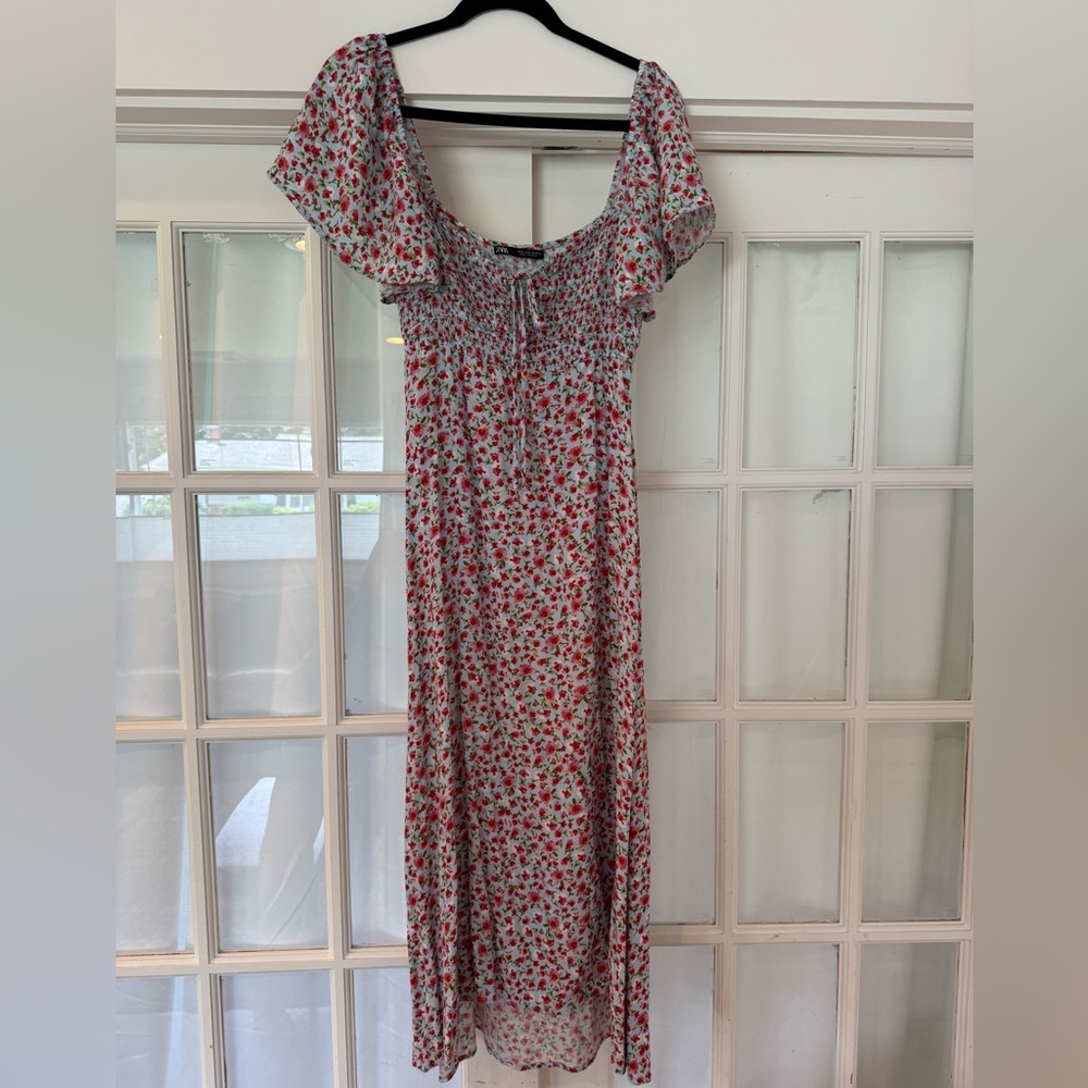 Zara Flutter Sleeve Sundress